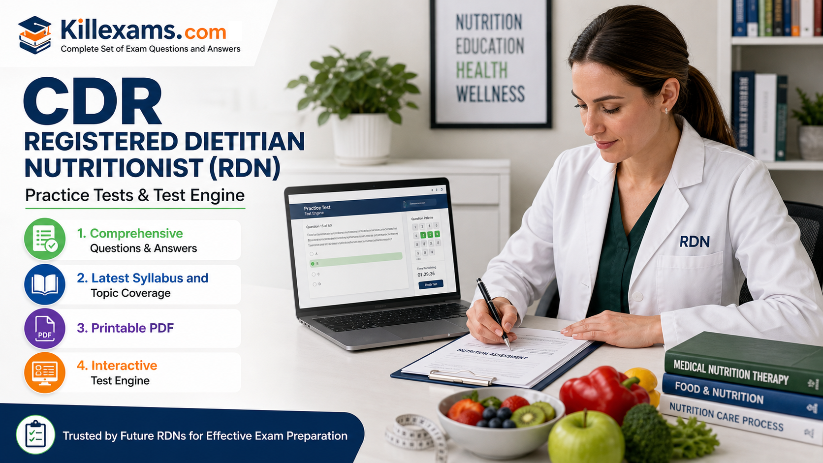 CDR RDN Exam Blueprint & Study Guide: Pass the Registered Dietitian Nutritionist Test