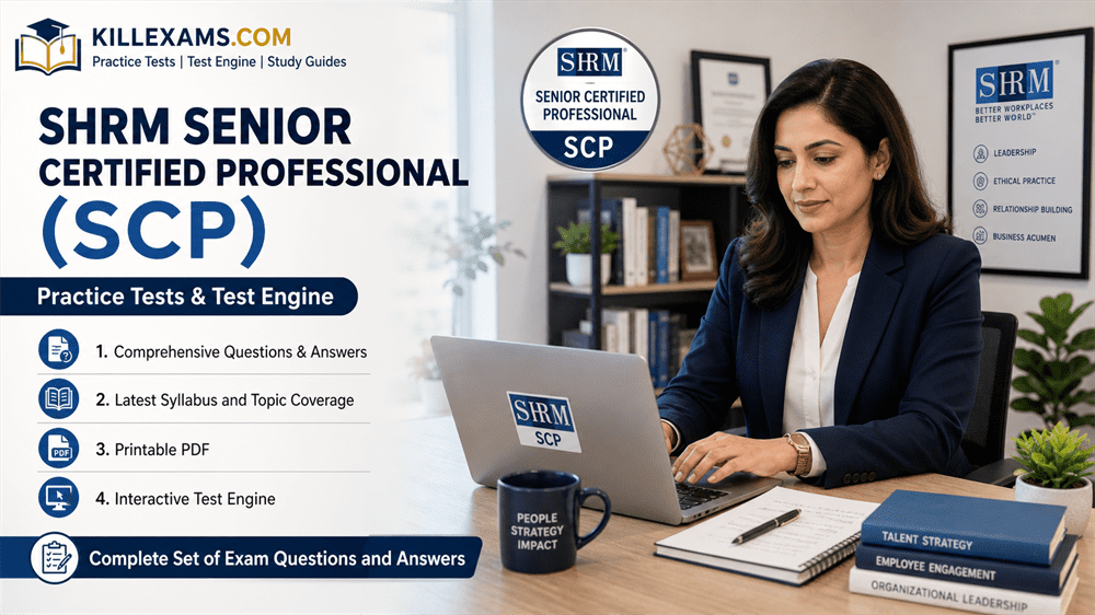 SHRM SCP exam prep, SHRM Senior Certified Professional, SHRM SCP practice test, SHRM SCP study guide, Killexams SHRM SCP 1265 Q&As