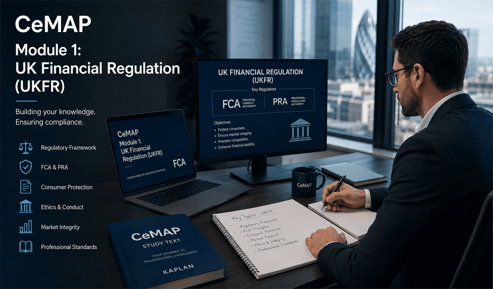 Definitive Career & Study Guide of CeMAP Module 1 (UKFR)