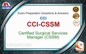 CCI-CSSM 2026 Practice Test - 1150 Q&A | Killexams