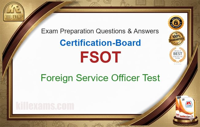 Fsot Example Questions Foreign Service Officer Test Practice Test 2026 - 1450 Q&A