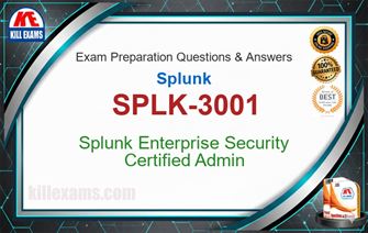 Splunk Enterprise Security Certified Admin Practice Test